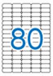 Apli 80 Label Pack 25 - 10199